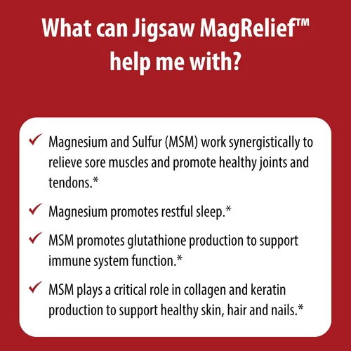 Vista 5 de Jigsaw Health MagRelief - Loción de magnesio, 5 onzas