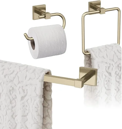 Vista 18 de Amerock Níquel cepillado Appoint 5 piezas Juego de accesorios de baño