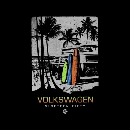 Vista 2 de Volkswagen Camiseta para hombre Nineteen Fifty