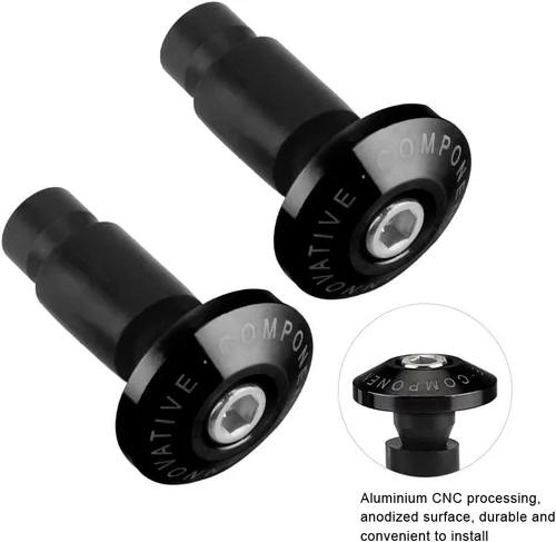Vista 5 de Fydun Tapón deslizante para manillar de motocicleta para Racing ATV Offroad 0.866 in 7/8inch (negro)