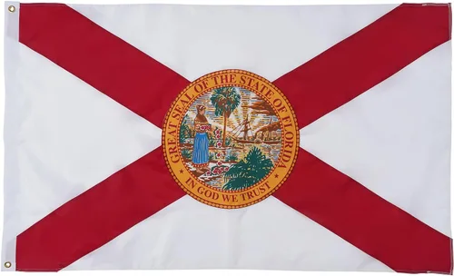 Vista 11 de SYII Bandera estadounidense de 12 x 18 pulgadas, bordado de 50 estrellas, enseña náutica, banderas de barco de Estados Unidos con 2 ojales de latón