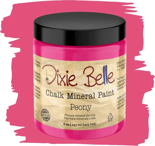 Vista 320 de Pintura para muebles con acabado de tiza Dixie Belle Paint Company - Amatista (4oz) - Pintura mineral de tiza chic púrpura profundo mate