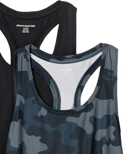 Vista 6 de Tienda Essentials Women's Tech Stretch Racerback Tank Top (Available in Plus Size), Multipacks