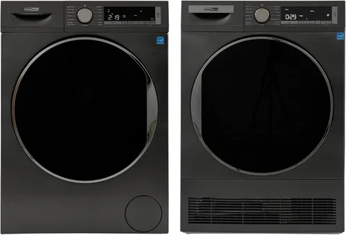 Vista 11 de Conserv 2.2 cf 120 V Lavadora y 4 Cf 220V Secadora Condensación Fabricada en Europa (Negro Mate)