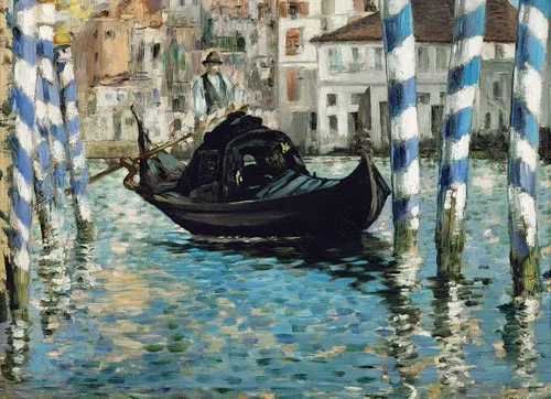 Vista 2 de El Gran Canal de Venecia de Edouard Manet