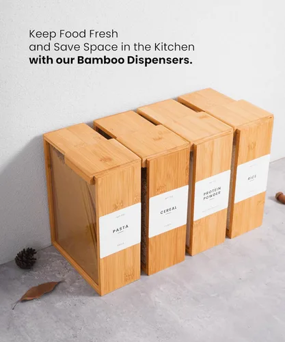 Vista 6 de APT 1101 Dispensador de alimentos 2L Organizadores y almacenamiento de cocina Contenedores de alimentos y dispensador de cereales