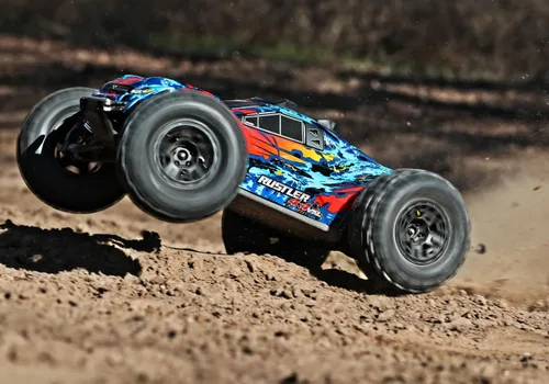 Vista 4 de Traxxas 6792 Sledgehammer - Ruedas negras premontadas de 2.8 pulgadas para automóviles a control remoto, par