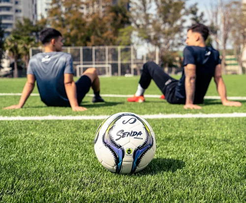 Vista 6 de Senda Amador Bola de Fútbol de Entrenamiento, Certificado de Comercio Justo Púrpura