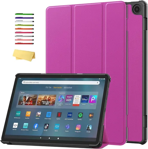 Vista 67 de Funda para Amazon Kindle Fire HD 8 y Fire HD 8 Plus (12ª/10ª generación, versión 2024/2022/2020) de 8 pulgadas, UUcovers con soporte triple