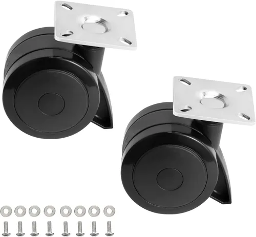 Vista 13 de 3" Locking Caster Wheels for Ninja XSKUNSTAND Outdoor Stand, 4 Pack Direct Replacement Wheel with Brake for Ninja Woodfire Grill Stand & Pizza