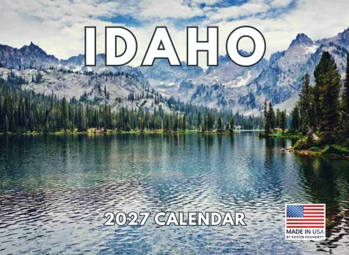 Vista 85 de Calendario mensual de pared 2027 de Alabama de 12 meses