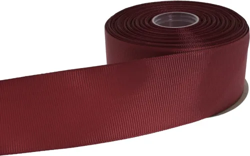Vista 18 de Cinta de grogrén sólido de 25 yardas cada rollo, borde tejido 100% poliéster (1 pulgada, beige)