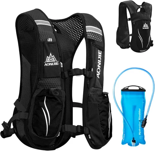 Vista 20 de Azarxis Hydration Running Vest Backpack Pack 5L 5.5L for Women and Men Jogging Trail Race Marathon Cycling Hiking