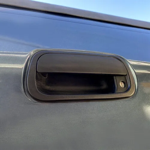 Vista 4 de Manija de portón trasero para Toyota para Tundra Base/Limited/SR5 2000-2006 Puerta trasera para coche texturizado camión trasero negro 690900C030