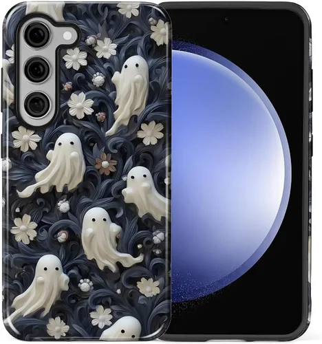 Vista 118 de Funda compatible con Samsung Galaxy S23, funda híbrida de protección rígida de 2 capas, a prueba de golpes, funda protectora resistente para Lata