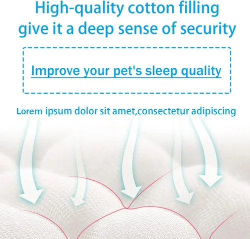Vista 2 de Camas para gatos de interior – Cama para gatos lavable de 20/24 pulgadas, camas para perros pequeños y medianos, antiansiedad, cama redonda de felpa