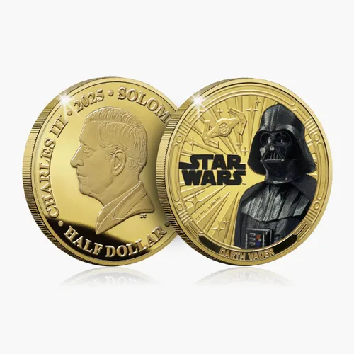 Vista 7 de FANTASY CLUB Colección oficial de monedas de la trilogía original de Star Wars Juego premium de 6 monedas Edición limitada certificada
