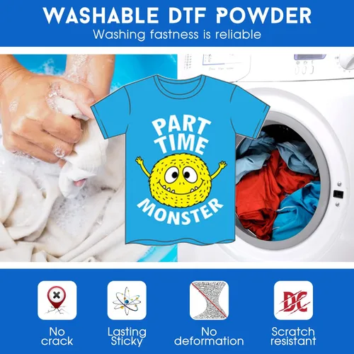 Vista 4 de Yamation DTF Polvo Adhesivo Blanco 35.2OZ/ 1kg Polvo de Transferencia DTF Adhesivo Termofusible se Aplica a Todas las Impresoras de Transferencia
