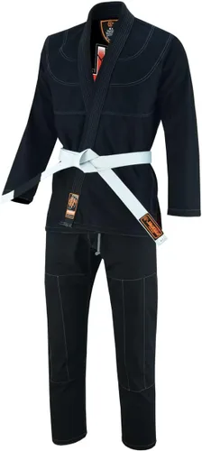 Vista 5 de Submission Fighters Interior Sublimado Pro Brazilian Jiu Jitsu BJJ Kimono Gi Uniforme Unisex Cinturón incluido