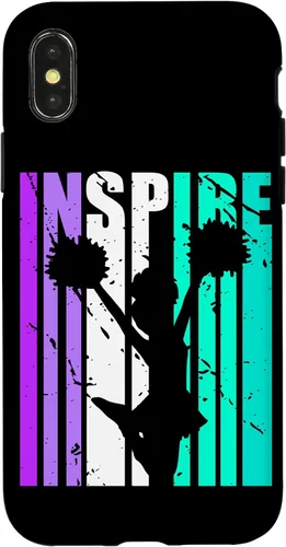 Vista 5 de Funda motivacional para iPhone 11 Pro Max para niñas, color morado