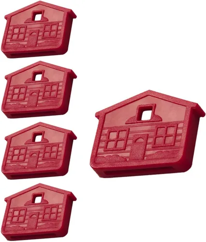 Vista 9 de Lucky Line Casas en forma de llaves para KW1 y SC1 Key Ways, verde, 5/PK (162405)