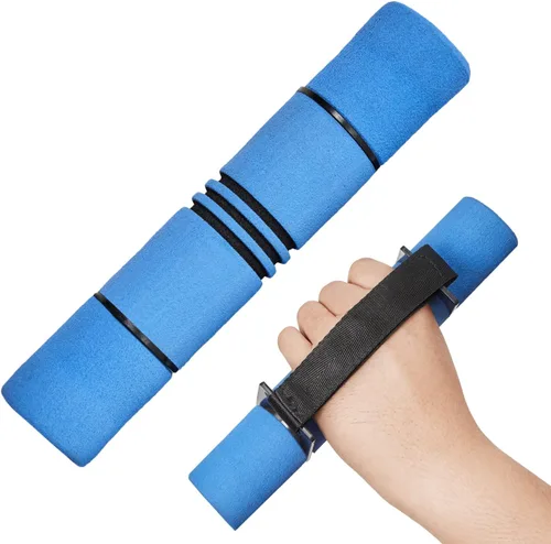 Vista 9 de Yes4All - Juego de pesas ajustables de mano para mancuernas de 2 piezas, perfectas para caminar o ejercicio de viaje para mujeres con correas