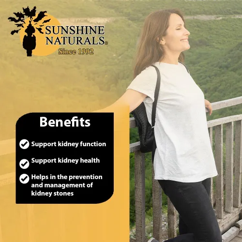 Vista 6 de Sunshine Naturals Chanca Piedra con Guisazo de Caballo, Hierba Tradicional Rompe Piedras, Suplemento de Apoyo para el Riñón y el Tracto Urinario