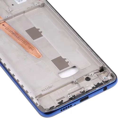 Vista 4 de Placa de bisel del marco medio de la pieza de repuesto para el teléfono móvil Xiaomi Poco X3 Pro Blacknull