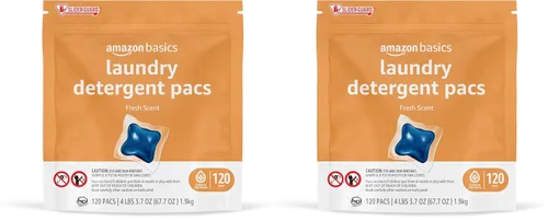 Vista 7 de Amazon Basics - Cápsulas de detergente para ropa, aroma a lavanda, 120 unidades (Nuevo empaque)