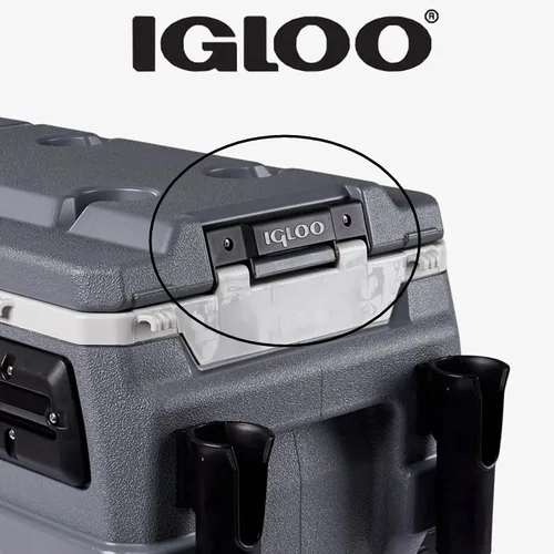 Vista 4 de Igloo Trailmate Cooler - Bisagra a presión de repuesto, plástico, color negro