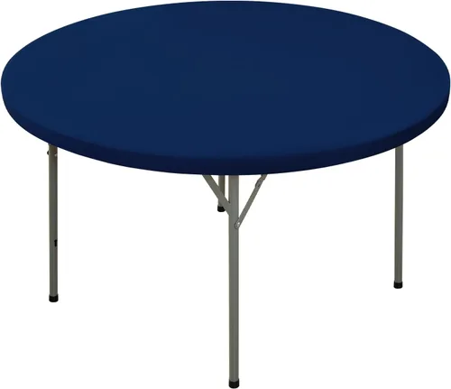 Vista 29 de Mantel Cuadrado Elástico Ajustable, Cubierta de Mesa de Poliéster Resistente al Viento, Mantel Resistente a Rayones y Lavable para Mesas Plegables