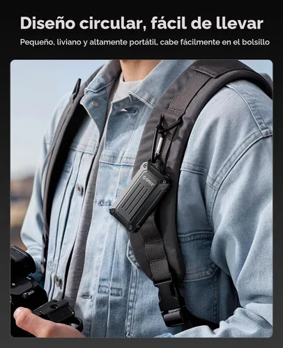 Vista 4 de ORICO SSD portátil de 512 GB hasta 2000 MB/s, resistencia al agua y al