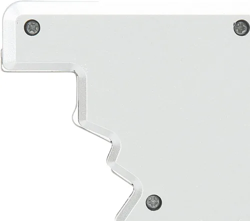 Vista 6 de Pilipane AAA, versátil probador digital de capacidad de batería para baterías AA, D, C, N y 9V, pantalla LCD (plata)