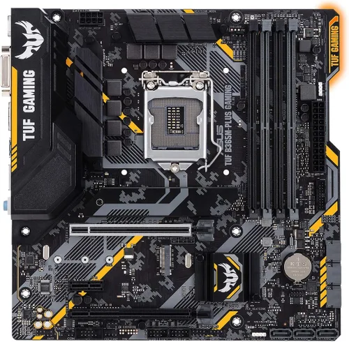 Vista 2 de Asus TUF B365M-PLUS Gaming (Wi-Fi) LGA1151 (serie 300) DDR4 HDMI WiFi M.2 mATX placa base