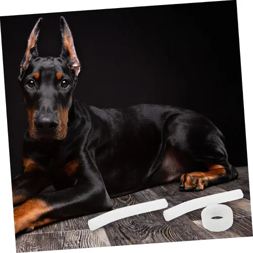 Vista 5 de 1 juego de varillas para orejas de perro, soporte duradero para orejas para razas Doberman, kit de accesorios para mascotas, fácil de usar, kit