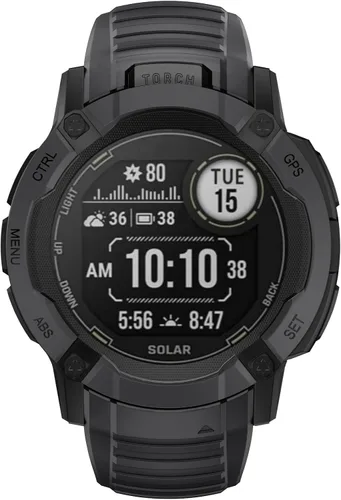 Vista 6 de NotoCity Correa para reloj Garmin Instinct 2X Solar, Instinct 2X Soft 26MM Silicona Reemplazo Correa de reloj (negro)