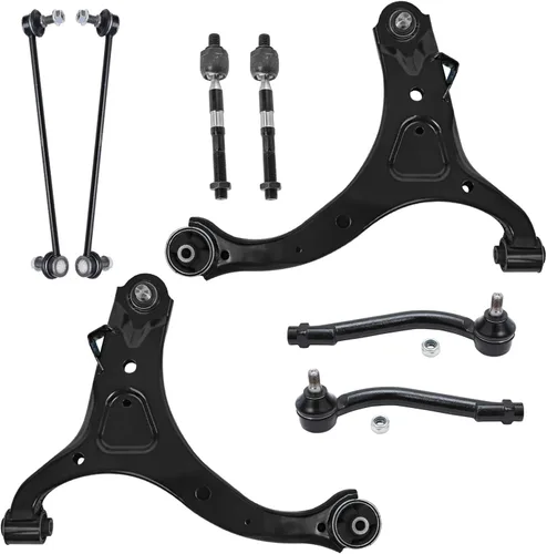 Vista 181 de Detroit Axle - Kit de brazos de control de extremo de 8 piezas para Toyota 2001-2003 Highlander 2002-2003 Camry Lexus ES300, 2 conjuntos de brazos