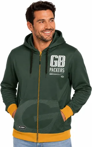 Vista 20 de Outerstuff NFL - Sudadera con capucha para hombre con cremallera completa en colores del