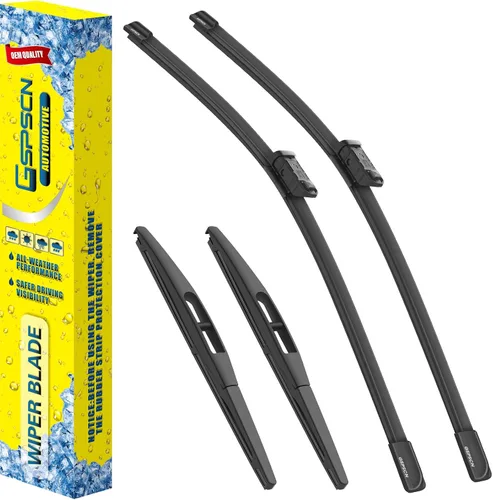 Vista 11 de GSPSCN 2 limpiaparabrisas de repuesto para Cooper R55, R56, R57, 2013, 2014, 2015, 19 + 18 pulgadas (juego de 2)