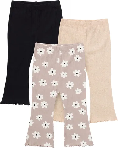 Vista 8 de Gerber Paquete de 3 leggings prémium para bebés y niñas pequeñas Guepardo