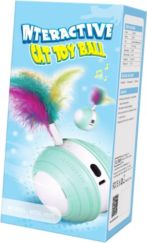 Vista 3 de Rueda de juguetes con sonido – Pelota de juguete para cachorros de interior – USB cargable