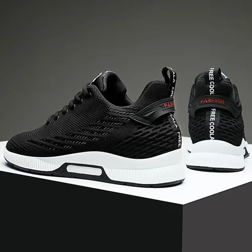 Vista 3 de CERYTHRINA Zapatillas de deporte para hombre Zapatos deportivos invisibles de altura que aumentan 2.36 pulgadas más altos zapatos de ascensor