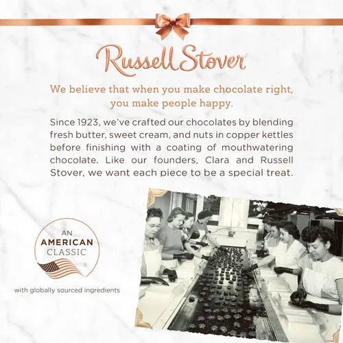 Vista 8 de Russell Stover Bolsa de regalo de caramelos de chocolate con leche y delicia de nuez pecán, 5.4 oz.