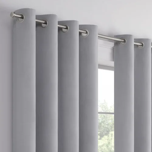 Vista 6 de Eclipse Dutchess - Cortinas 100% opacas con ojales, cortinas de ventana con aislamiento térmico para sala de estar, dormitorio o sala de prensa
