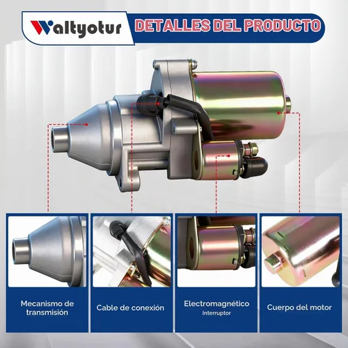 Vista 2 de Reemplazo del motor de arranque para Predator 13HP 420cc 60340 60349 69736
