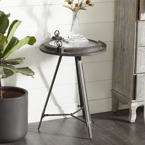 Vista 2 de Woodland Imports - Mesa auxiliar vintage