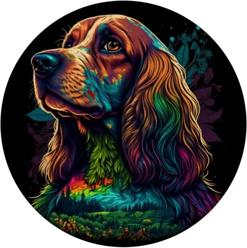 Vista 3 de Lindo Cocker Spaniel Dog on Cocker Spaniel Lover PopSockets PopGrip intercambiable