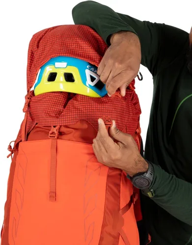 Vista 13 de Osprey Talon Pro 40L - Mochila de senderismo para hombre con cinturón de cadera, color naranja Mars, talla S/M naranja (Mars Orange)