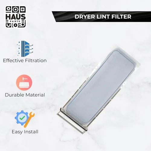 Vista 4 de 339392 339392V Reemplazo de pantalla de filtro de pelusa para secadora – Compatible con Whirlpool, Kenmore, Roper – Reemplaza, 337133, 337448