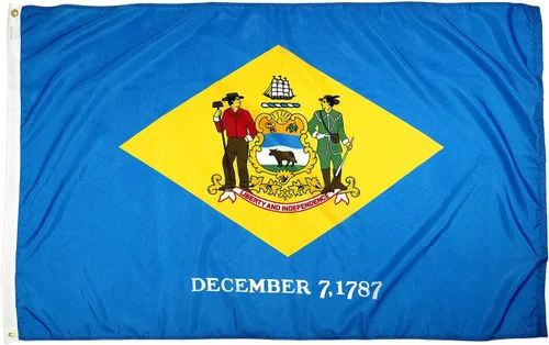 Vista 67 de FlagSource Bandera del estado de Alabama, material de nailon 200D con certificación FMAA, resistente, fabricada en Estados Unidos, resistente a